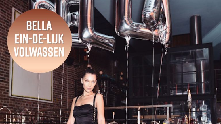 Bella Hadid sloopt het dak eraf