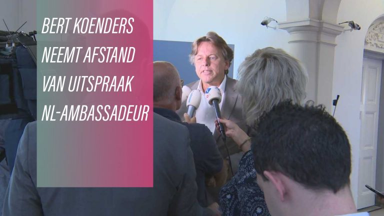 Koenders neemt afstand van uitspraken ambassadeur