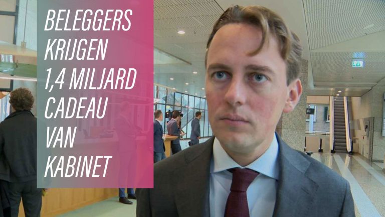 Belegger krijgt 1,4 miljard cadeau van fiscus