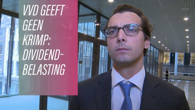 VVD wil afschaffen dividendbelasting niet uitleggen