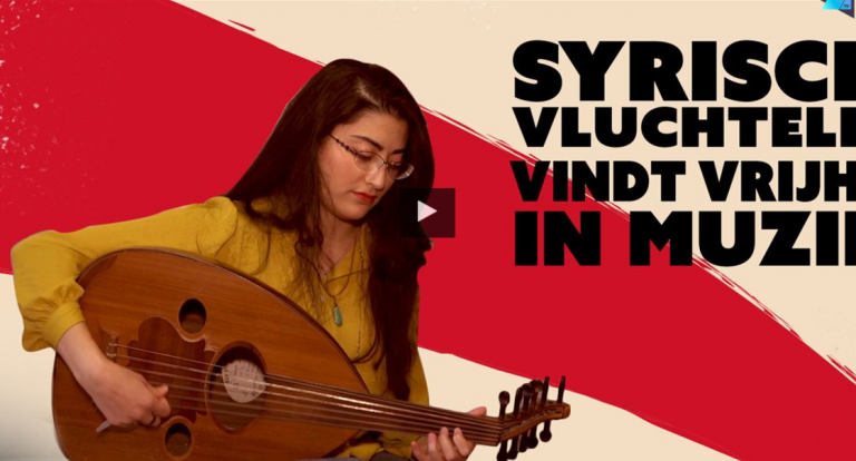 Vluchteling maakt muzikale droom waar