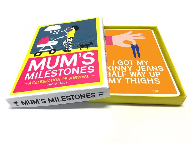 Vier de mijlpalen van moeders met deze hilarische kaarten van Mum’s Milestones