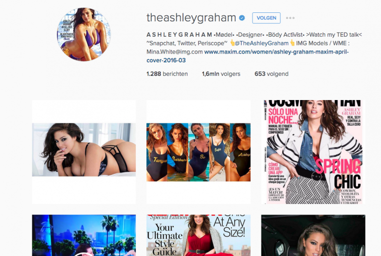 Maak kennis met plus-size model Ashley Graham