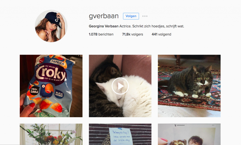 Redenen om Georgina Verbaan op social media te volgen
