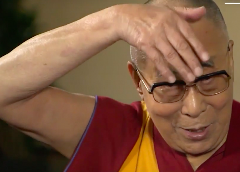 Dalai Lama doet Trump na