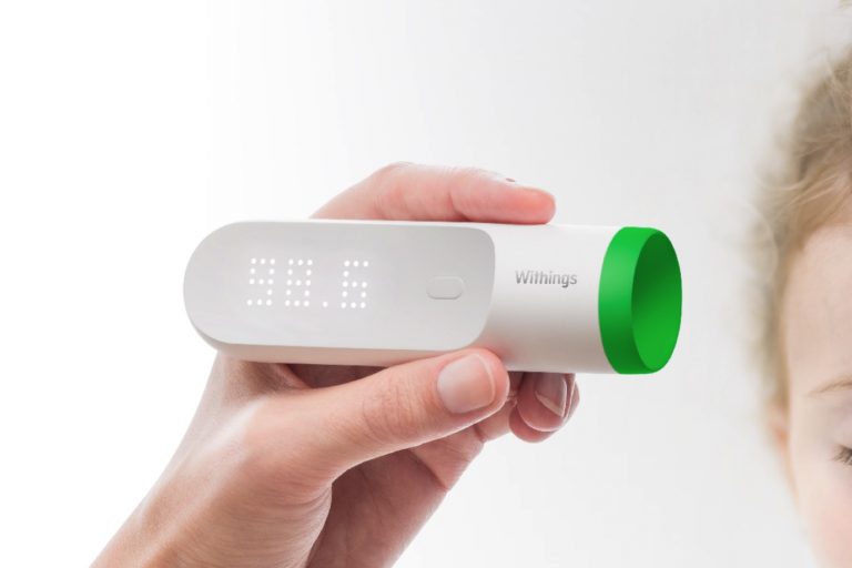 Withings Thermo: Slimme thermometer meet koorts via hoofd