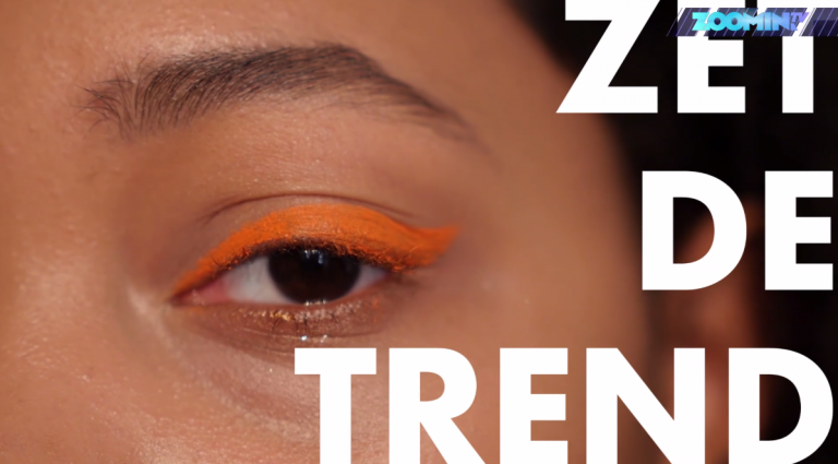 Make-up trend: zo zet je een superstrakke neon cat-eye