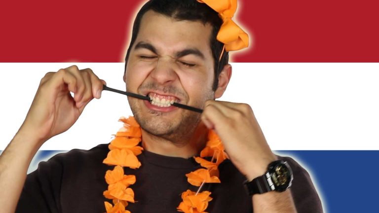 Amerikanen eten Nederlands snoep