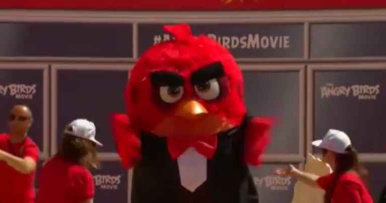 Angry Birds cast arriveert in Cannes