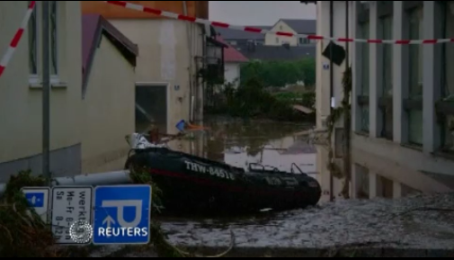 Dodelijke vloed in Duitsland