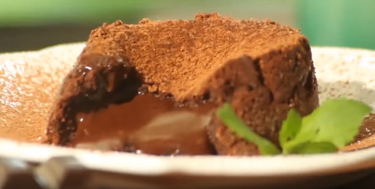 Een chocolade lava cake maken