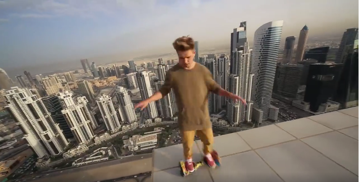 Stalen zenuwen op grote hoogte