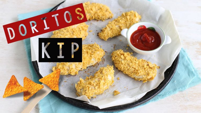 Lekkere en simpele krokante doritos kip