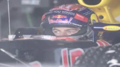 Scheuren met Max Verstappen in de sneeuw