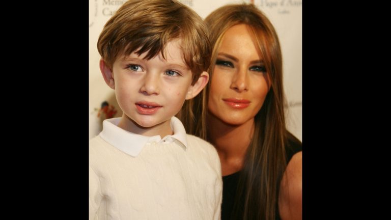 Melania Trump als moeder