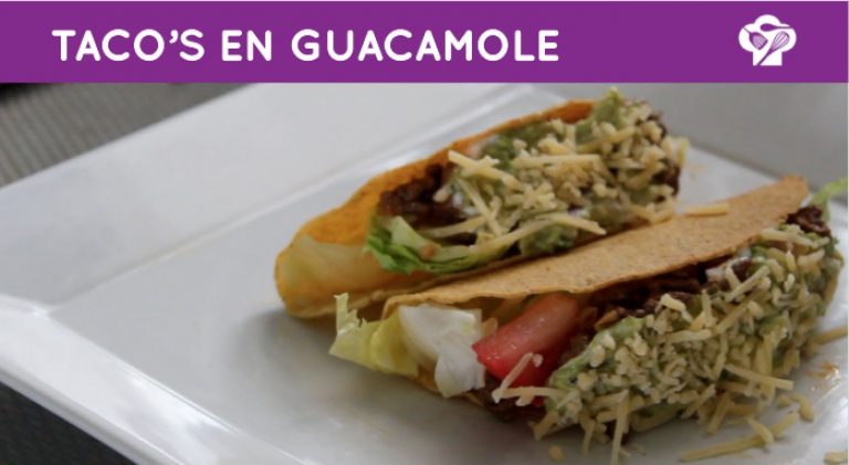 Overheerlijke Mexicaanse taco’s met guacamole