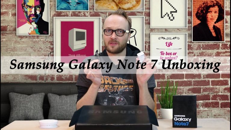 Samsung Galaxy Note 7 uitpakken met Arjen Lubach
