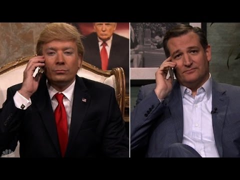 Ted Cruz belt met Donald Trump