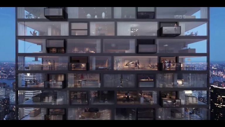 Uitklapbaar balkon van Nederlandse architecten