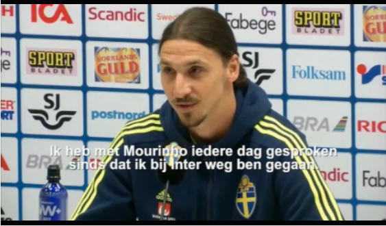 Zlatan: ‘Ik praat al jaren met Mourinho’